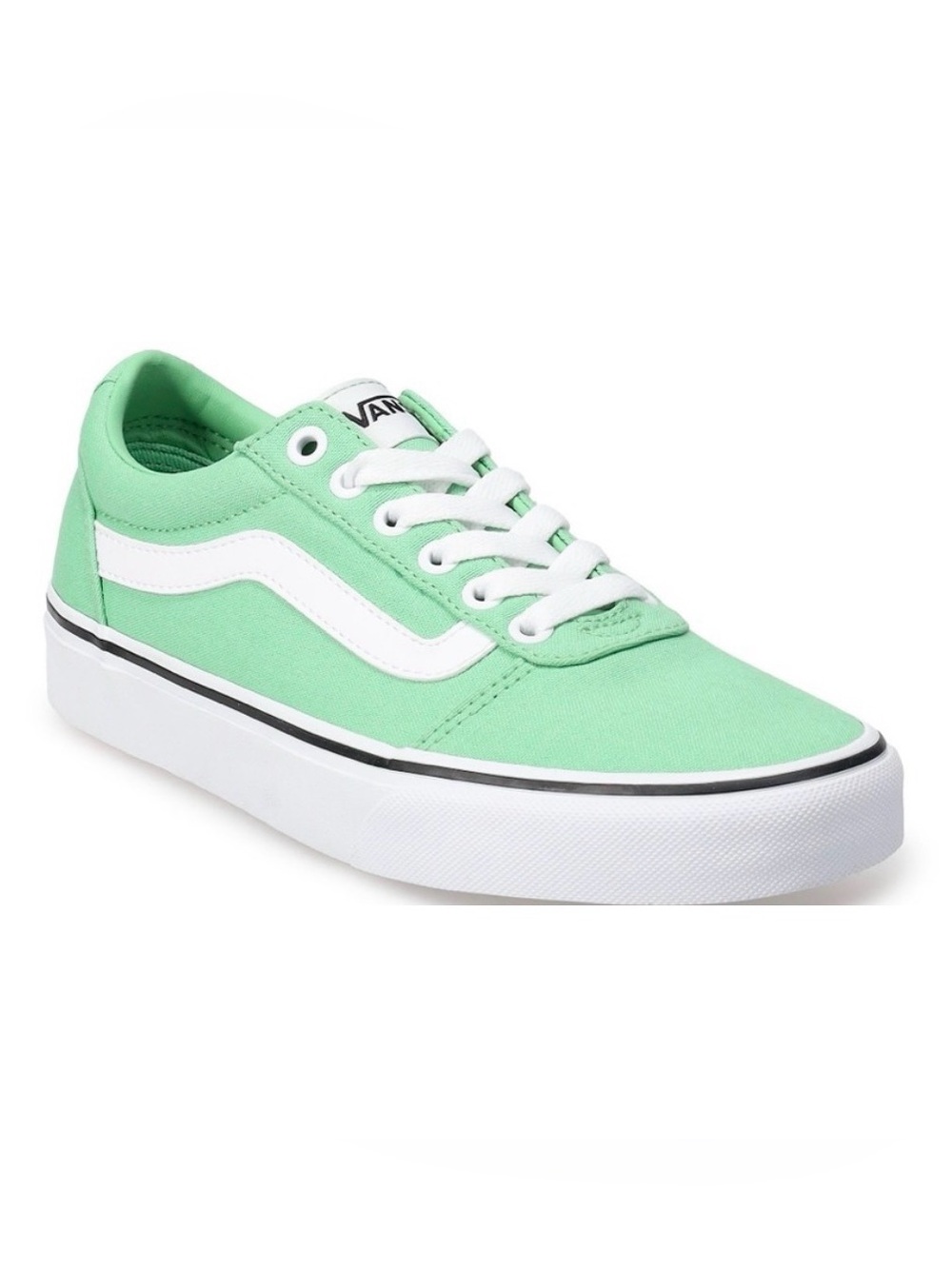 💚Vans Women’s Green Old Skool Low-Top Canvas Classic Skater Sneakers | 8.5